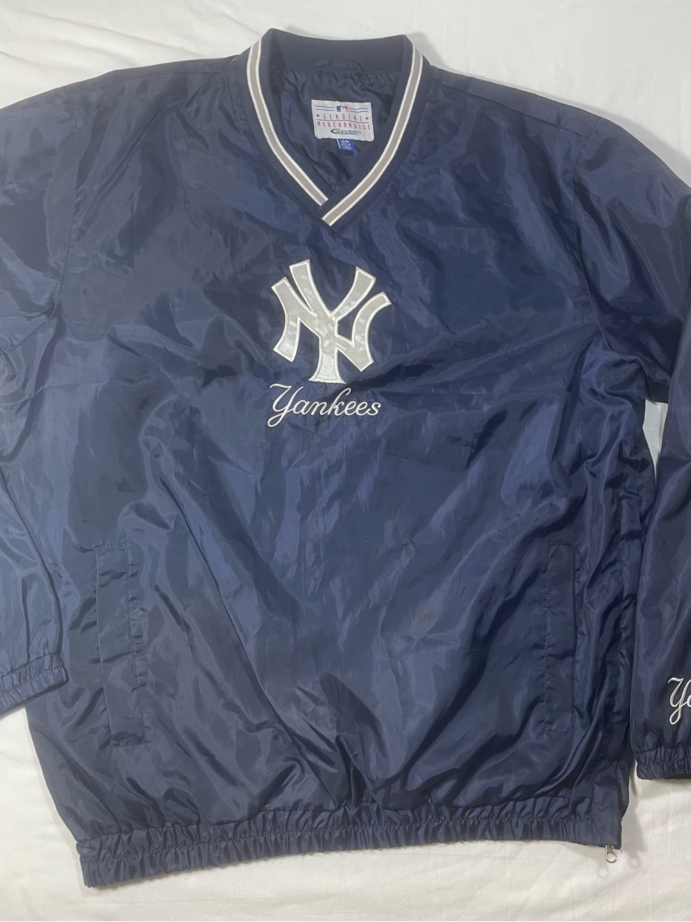 Vintage Carl Banks G-III Sports New York Yankees Windbreaker Pullover Men’s M